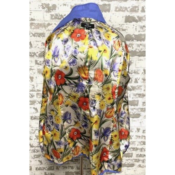 Dennis By Dennis Basso Jacket With Floral Lining Sz 1x - Picture 4 of 7
